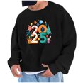 thumbnail image 1 of Sudadera sin capucha para hombre, sudadera con estampado del año 2025, jersey de cuello redondo, manga larga, para ejercicio, sin sombrero, abrigo, sudadera con capucha, blusa de poliéster para hombre, 1 of 4
