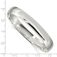 thumbnail image 3 of White Sterling Silver bracelet Bangle 7.5 in 9.75 mm, 3 of 3