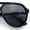 Shiny Black - Black, variant on Mens Classic Retro Vented Side Visor Plastic Racer Sunglasses Matte Black - Smoke