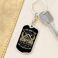 thumbnail image 6 of If You Don'T Like Hunter'S Keychain Stainless Steel or 18k Gold Dog Tag Keyring, 6 of 10