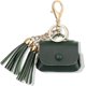 thumbnail image 3 of Funda de carga para Apple Airpods Pro, funda de piel auténtica compatible con el estuche de carga de Apple Airpods Pro - Verde (borlas), 3 of 5