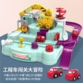 thumbnail image 3 of Ounissouiy Pista de carreras de coches, juego de juguete, accesorio de juego para niños, juguete interactivo de carreras, juguetes de tobogán, Juguetes Educativos verde claro, 3 of 6