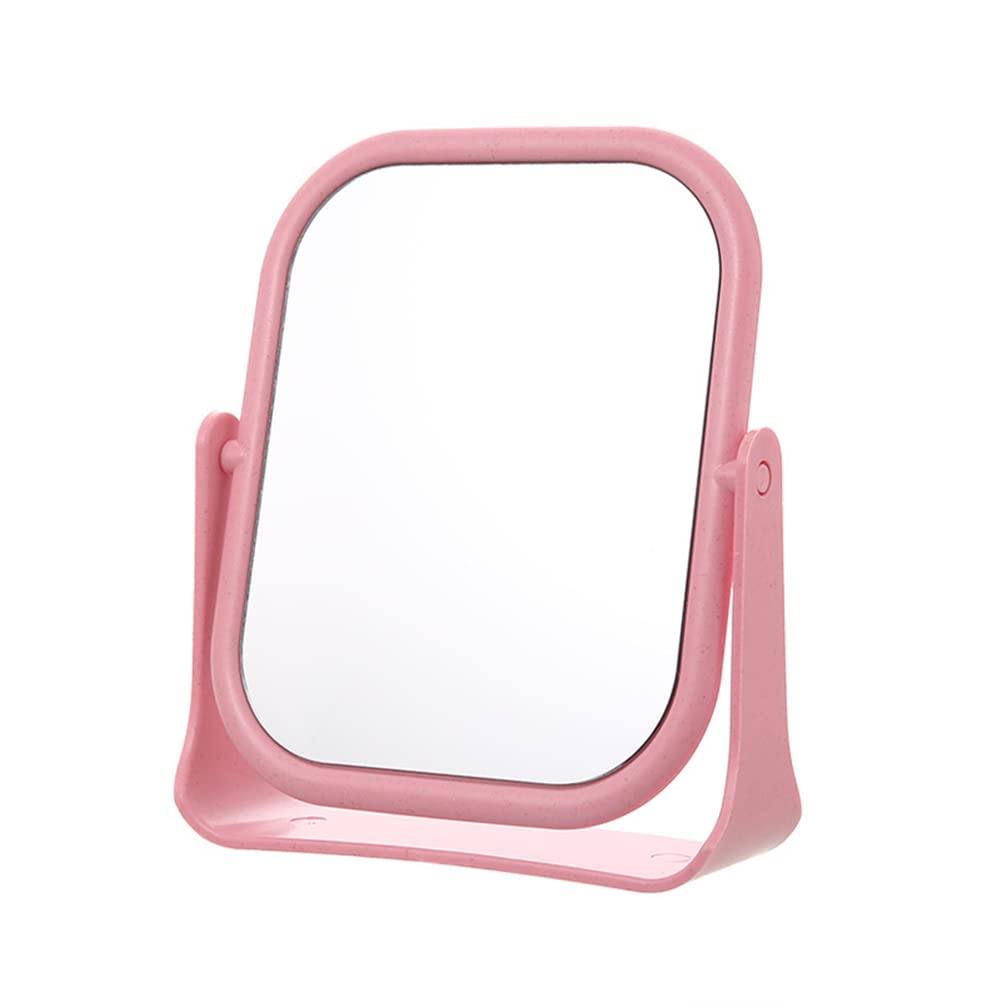 DVHOK Makeup Mirror for Desk Double Sided 360°Rotation Desk Mirror