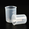 thumbnail image 2 of 150ml Transparent Plastic Graduated Beaker Kitchen Baking Measuring Cup, 2 of 9