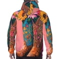 thumbnail image 7 of Fotbe Men's Hoodie with Cowboy Boots With Flowers Pattern - Kangaroo Pocket Pullover Hooded Sweatshirt, Perfect for Daily Wear, Travel, and Home-X-Large, 7 of 7