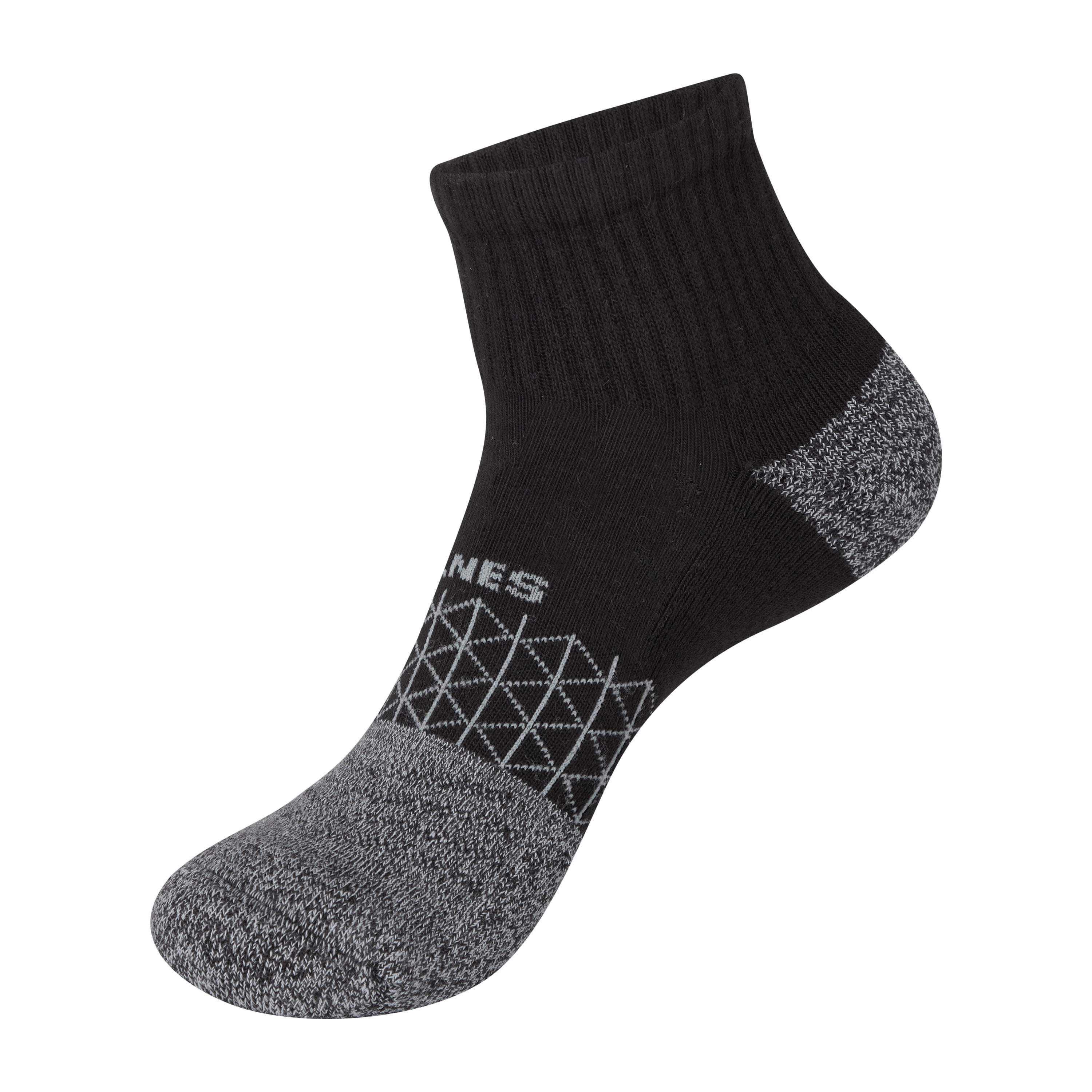 Hanes Mens Absolute Comfort Cushioned Ankle Socks, 3-Pairs