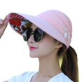 thumbnail image 4 of Sombrero para el sol, para mujer, plegable, protector solar, de ala grande, para ciclismo, parte superior vacía, combina con todo, protección UV para primavera y verano, 4 of 4