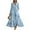 Light Blue, variant on Women's Casual Dress Long Sleeve Square Neck Loose Fit Floral Print Babydoll Midi Dress for Spring Fall Vacation,Light Blue,L