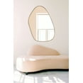 thumbnail image 1 of Mirrorize Canada 20x32 Gold Asymmetrical Mirror, 1 of 5