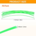 thumbnail image 3 of Uxcell 50-Pack Pre-Cut Trimmer Line, 0.095 Inch x 12 Inch Round Nylon String, Replacement Line for Trimming Grasses and Weeds [Green], 3 of 7