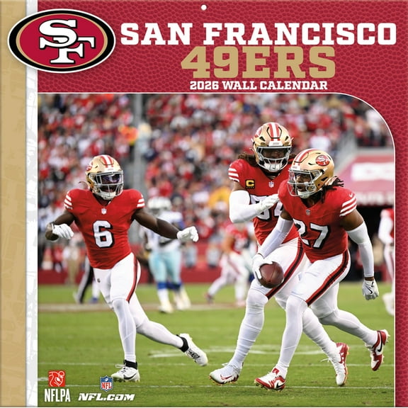 San Francisco 49ers 2026 12x12 Team Wall Calendar, (Paperback)