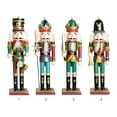 thumbnail image 2 of Puppet Soldiers Wooden 30cm Nutcracker Doll Desktop Decorations Figures Toy Kids, 2 of 4