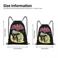 thumbnail image 4 of Mochila con cordón Zim y Gir INVADER ZIM, mochila deportiva para gimnasio, divertidas bolsas con cordón para senderismo, 4 of 5