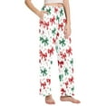 thumbnail image 2 of joogoo Women Bows Christmas Pajamas Pants Lounge Bottoms Pjs with Pockets S, 2 of 8