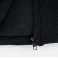 thumbnail image 7 of Honeeladyy Womens Horn Button Fleece Thicken Coat with Hood Winter Warm Jacket Black XXL, 7 of 7