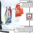 thumbnail image 5 of Tomahawk Power 5 Gallon Gas Power Backpack Sprayer with Fan Tip Nozzle and Wand for Pesticides, 5 of 5