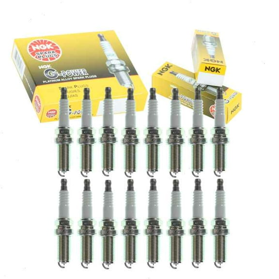 16 pc NGK G-Power Spark Plugs compatible with Chrysler Aspen 5.7L V8 2009