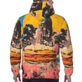 thumbnail image 7 of Salouo Psychedelic Band Hotdog Art Pattern Men's Fall Hoodie Sweatshirt,Sport Hoodie with Pockets for Men Pullover Casual Hooded Sweatshirt-Medium, 7 of 7