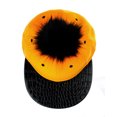 thumbnail image 4 of Unisex Style Faux Fur Pom Pom Snapback Flat Bill Cap Hat - Faux Croc Bill, Golden Yellow/Black, 4 of 4