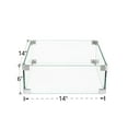 thumbnail image 4 of COSIEST Wind Guard Fence, Square Transparent Tempered Glass Shield for Fire Pit (14.2 x 14.2 x 5.5 inches), 4 of 4