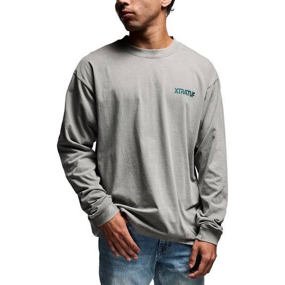 Men's Long Sleeve Tee, Ulimate Gray, Size Large(UGR)