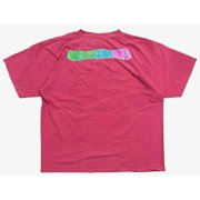 Urban Outfitters Women's T-Shirt Vintage Washed Distressed Holes Oversized Fit Tee (Large/X-Large, Vintage Pink Wash)