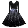 thumbnail image 4 of Vestidos Para Mujer Verano Vestido Para Mujer Moda Manga Larga Cuello En V Fiesta de Noche de Navidad Fiesta de Graduación Vestido de Playa, 4 of 4