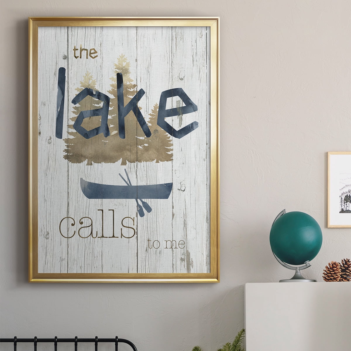 Lake Calls Me Premium Classic Framed Print - Ready to Hang