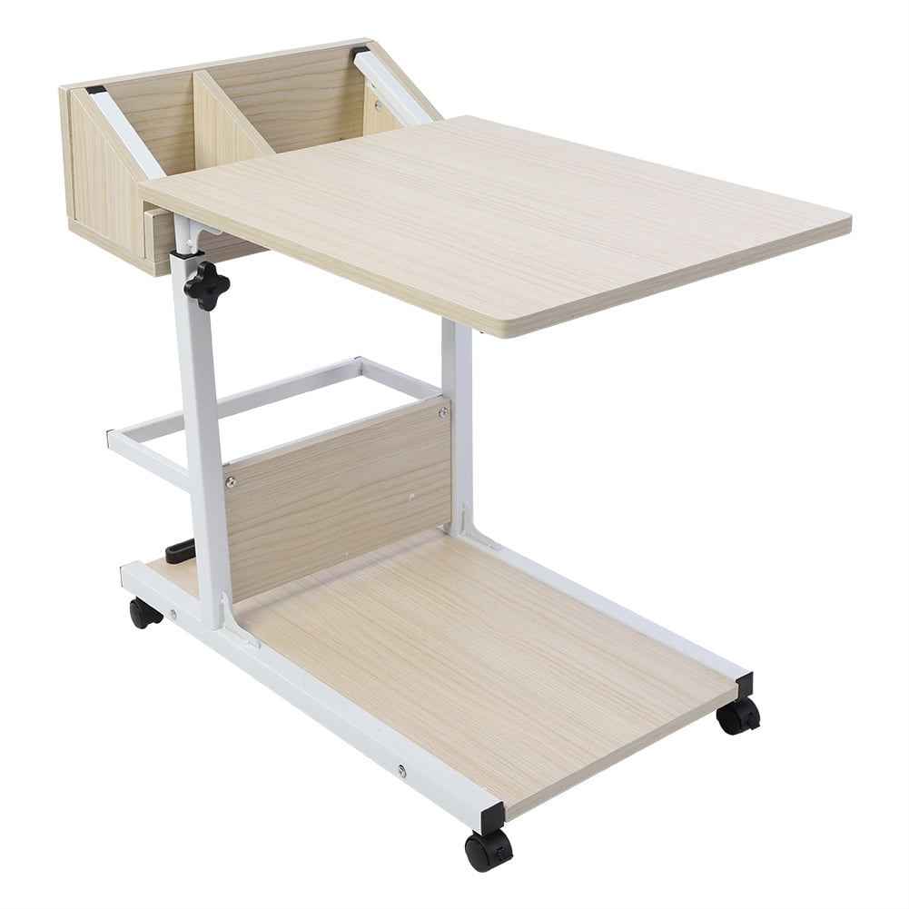 FLAMEEN Laptop Desk, Laptop Desk with Wheels,Portable Multifunctional