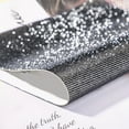 thumbnail image 4 of CSChome Self-adhesive Ribbon Self-adhesive Faux Crystal Rhinestones Needlework Hot Fix Chain Sticker Ribbon DIY Gift Wrapping Package Party Decoration, 4 of 7