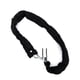 thumbnail image 5 of Candado resistente para bicicletas, motos y scooters, acero aleado endurecido, 80 cm, plateado y negro, 2 llaves, antirrobo y anticorte., 5 of 6