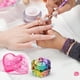 thumbnail image 3 of Aurora Colorful Nail Art Glass Brush Cleaning Glass Cup Powder Crystal Dish Wash Pen Bowl With Lid Manicure Holder Salon Tool, 3 of 7
