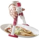 thumbnail image 5 of Hot Plate Gripper, Anti Scald Pot Clamp, Non Slip Heat Insulation Holder, 2 in 1 Bowl Tongs, Red and White, 5 of 5