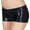Black-S, variant on Womens Faux Leather Metallic Rave Booty Dance Shorts Wetlook Festival Dance Shorts Casual Low Waist Hot Pants Gifts
