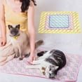 thumbnail image 1 of Pet Cooling Mat Smudge-proof Non-deformed Cooling Air Permeable Comfortable Fabric Summer Pet Mats for Kitten, 1 of 10