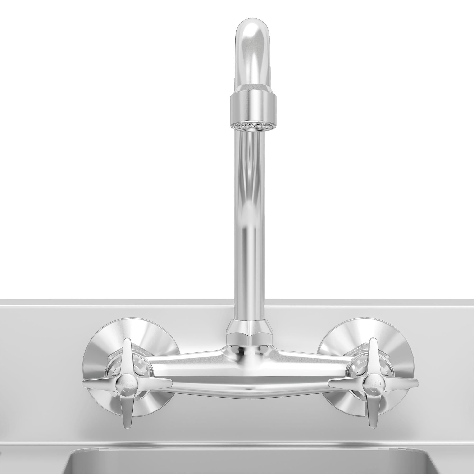 Dextrus Kitchen Sink 3 Compartment Stainless Steel Sink with Double&nbsp;Drainboard&nbsp;Commercial Freestanding Sink for Restaurant, Garage, Utility Sink 60" W x 16" D x 32" H