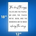 thumbnail image 2 of The Best Things In Life Are The People We Love, The Places We've Been - Inspiring Motivating Wall Art Decor, 2 of 2