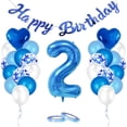 thumbnail image 2 of pitrice Birthday Balloon Decorations Set Birthday Party Decorations for Birthday Photo Shoot Prop and Birthday Party 1, 2 of 9
