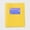 Yellow, variant on 2 Pocket Plastic Folder with Prongs