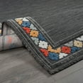 thumbnail image 6 of Beverly Rug Outdoor / Indoor Area Rugs Patio Porch Garden Carpet Bordered / Dark Gray 4x6, 6 of 9