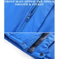 thumbnail image 5 of HOW'ON Men's Winter Coat Snow Jacket Windproof Waterproof Ski Jackets Blue 2XL, 5 of 6