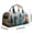 K, variant on Patchwork Vintage Travel Bag Printed Tote Handbag for Women Weekend Getaway Commuter Carryall Overnight Duffle