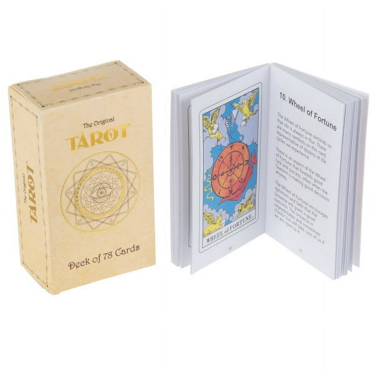Tarot Cards with Guide Book – 78-Card Oracle Deck with Holographic