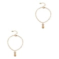 thumbnail image 4 of Cadena de tobillo Decoración de mujer Sonducket Tobilleras de aleación ajustables 2Conjunto Oro, 4 of 6