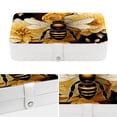 thumbnail image 4 of Honeybee Portable PU Leather Necklace Holder with Removable Compartment - Jewelry Stand, Jewelry Boxes, Jewelry Organizer, 4 of 6
