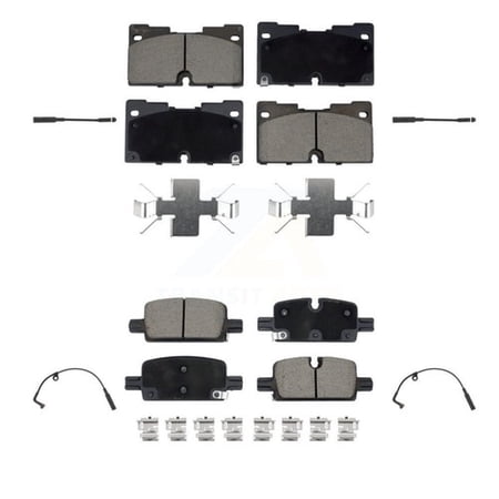 CMX KCW-100313 Brake Pad Set Front & Rear for Chevy Chevrolet Tahoe Sierra 1500