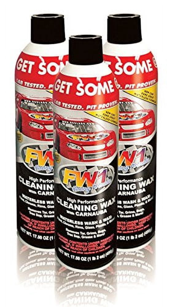 FW1×12 FW1 Liquid Auto Cleaner Wax Can - Motorized Vehicle Cleaner and