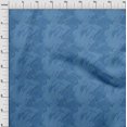 thumbnail image 4 of oneOone Rayon Medium Blue Fabric Abstract Dress Material Fabric Print Fabric By The Yard 56 Inch Wide, 4 of 5