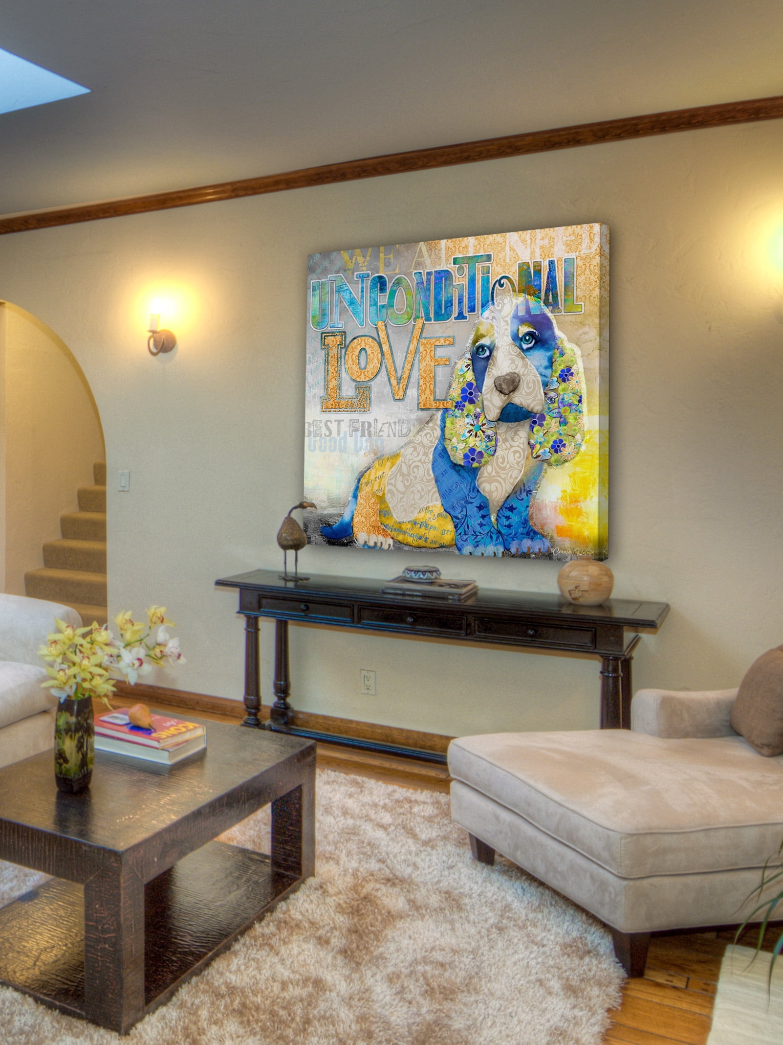 "Unconditional Love" Painting Print on Wrapped Canvas