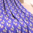thumbnail image 3 of Purple Cartoon Unicorn Cloud Pattern Blanket,Comfortable Soft Lamb Wool Throw Blanket,All Season,Warm Lightweight Blankets for Sofa Bed Couch Living Room Chair,60"x80", 3 of 4